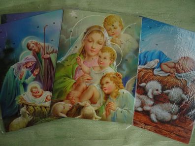 Adventskalender C2002 Autom Family Tradition Heiligenbilder ca 25 x 19 cm