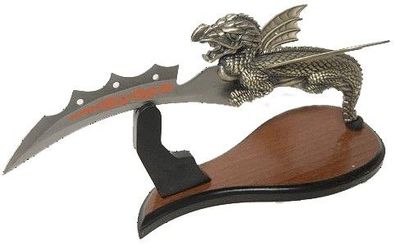 Dragon Slayer Messer inklusive Holzständer