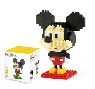 Micro-Bricks Figur - Motiv: Micky Maus / Mickey Mouse - Lego kompatibel - OVP
