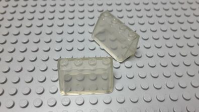 Lego 2 Windschutzscheibe 2x4x1 Ttransparent Klar Nummer 21