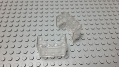 Lego 2 Windschutzscheiben 2x4x2 Transparent Klar Nummer 4594
