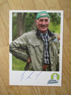 MDR Der Gartenmeister Jürgen Meister - handsigniertes Autogramm!!!
