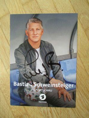 FC Bayern München WDR Sportschau Bastian Schweinsteiger - handsigniertes Autogramm!!!