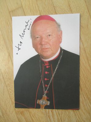 Bischof em. von Magdeburg Leopold Nowak - handsigniertes Autogramm!!