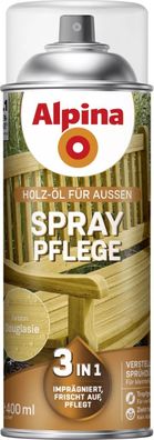 Alpina Holz-Öl für Außen Spray Pflege 3in1 Douglasie 400ml