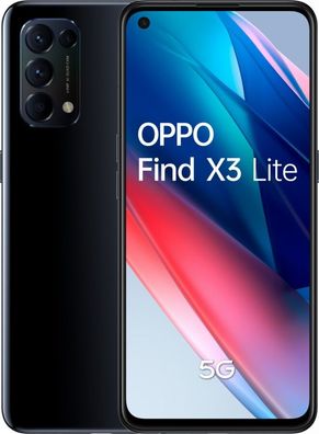 OPPO Find X3 Lite 5G, 128 GB, Starry Black, NEU, OVP, Garantie