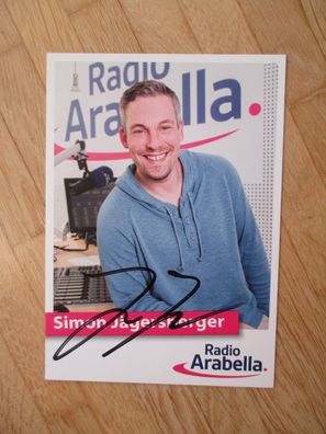 Radio Arabella Moderator Simon Jägersberger - handsigniertes Autogramm!!