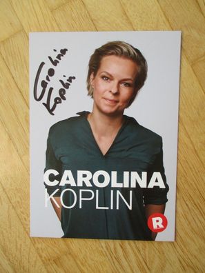 Radio Hamburg Moderatorin Carolina Koplin - handsigniertes Autogramm!!!