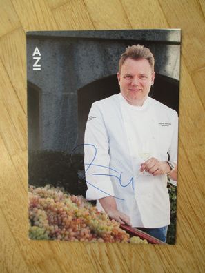 Sternekoch Andy Zaugg - handsigniertes Autogramm!