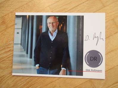 Unternehmer Dirk Rossmann - handsigniertes Autogramm