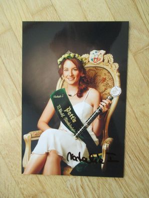 Pott´s XI. Westfälische Bierkönigin Natalie I. - handsigniertes Autogramm!!!