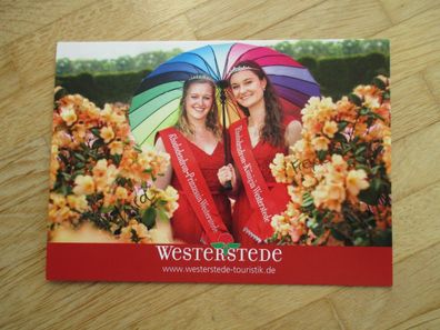 Westerstede Rhododendron Majestäten Kira & Freya - handsignierte Autogramme!!