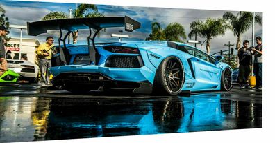 Sports Car Cars Lamborghini Canvas Pictures Mural - High Quality Art