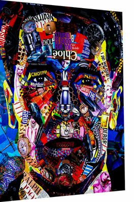 Leinwand Pop Art Arnold Schwarzenegger Bilder Wandbilder - Hochwertiger Druck