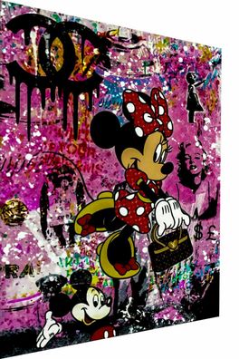 Pop Art Micky Maus Luxus Leinwand Bilder Wandbilder - Hochwertiger Kunstdruck