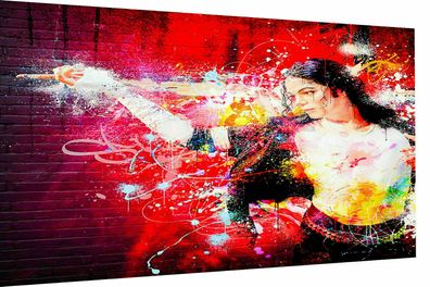 Abstrakt Michael Jackson Leinwand Bilder Wandbilder - Hochwertiger Kunstdruck