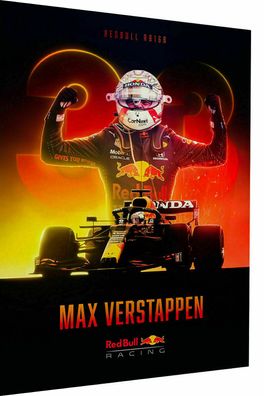 Leinwand F1 Formel1 Max Verstappen Bilder Wandbilder - Hochwertiger Kunstdruck