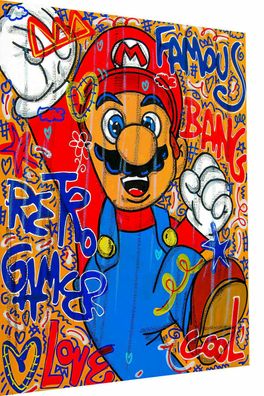 Pop Art Mario Kart Spiel Leinwand Bilder Wandbilder - Hochwertiger Kunstdruck