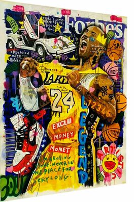 Leinwand Sport Lakers Basketball Bilder Wandbilder - Hochwertiger Kunstdruck