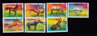 Tansania 1993 Pferde -1677-83 - gestempelt