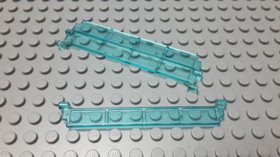Lego 3 Rolltor Lamelle Tür Element Garage Transparent Hellblau Nummer 4218