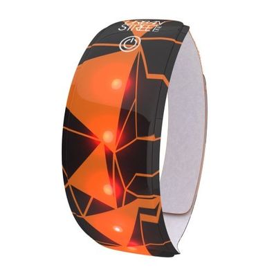 WOWOW LED-Reflex-Armband Urban Street Lightband orange | WRM