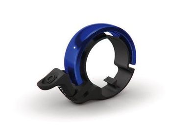 KNOG Glocke Oi Classic Small schwarz / blau | Lenkerdurchmesser: 22,2 mm