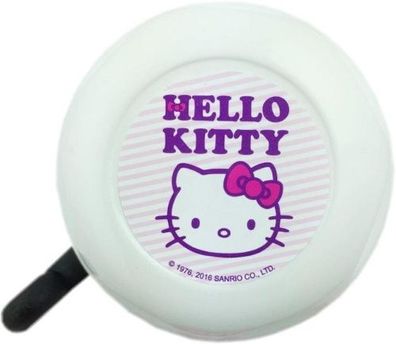 BIKE Fashion Kinder-Glocke Hello Kitty weiß / pink | Motiv: Hello Kitty | Durchm