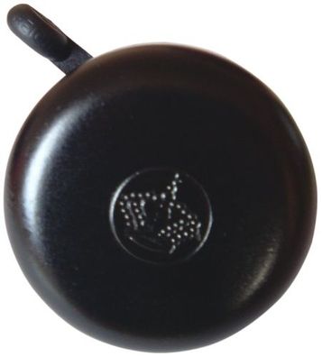 REICH Sicherheitsglocke schwarz | Motiv: Kronen-Prägung | Durchmesser: 55 mm
