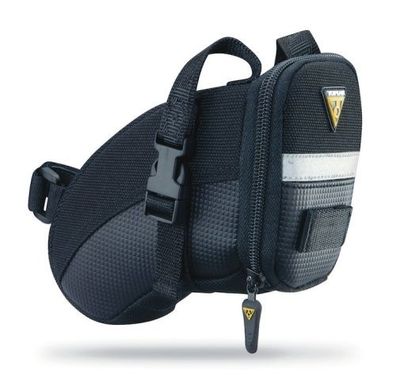 TOPEAK Satteltasche Aero Wedge Pack Strap Befestigung: Riemen | schwarz | Größe: