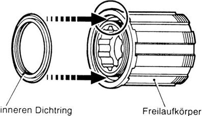 Shimano Kassettenkörper 9-fach | Für FH-M590 | SB-Verpackung