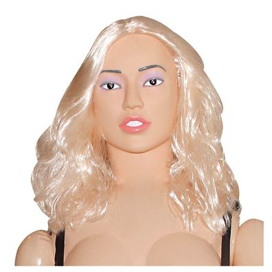Aufblasbare Gummipuppe Sexpuppe 3D-Gesicht Vibration Liebespuppe doll Natalie