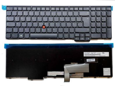 Tastatur für Lenovo ThinkPad L570 DE deutsche QWERTZ Tastatur 01AX663
