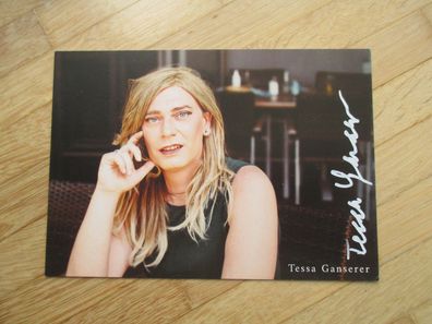MdB Die Grünen Tessa Ganserer - handsigniertes Autogramm!!!