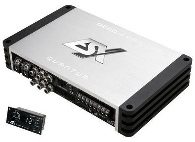 ESX Quantum QE 80.4 DSP 4-Kanal Class D Verstärker mit 8-Kanal DSP 32 Bit