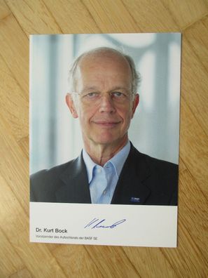 BASF Vorsitzender des Aufsichtsrats Dr. Kurt Bock - handsigniertes Autogramm!!!