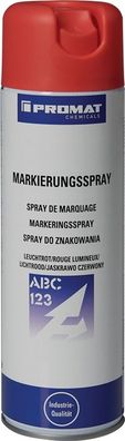 Markierungsspray leuchtrot 500 ml Spraydose PROMAT Chemicals