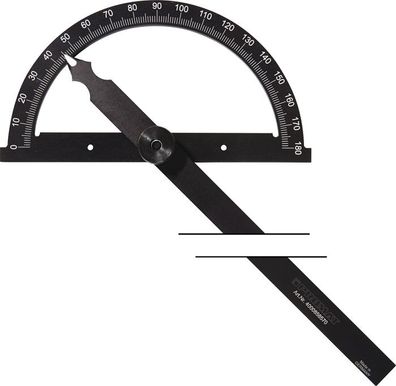 Winkelmesser Gradbogen-D.200mm Schenkel-Länge 300mm PROMAT