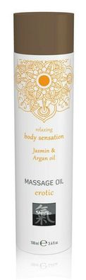 Shiatsu Massageöl Erotic Jasmin & Argan 100 ml Liebesöl Body Oil Wellness Öl