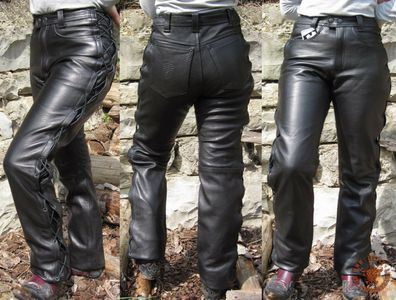 Skorpion Schnürlederhose G.72 Lederhose Motorradlederhose Schnürlederjeans