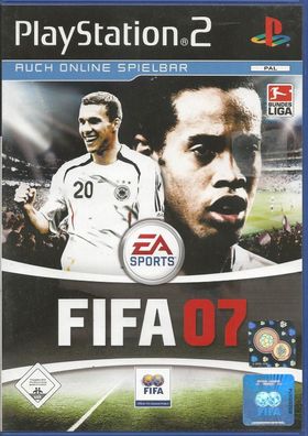 FIFA 07 (Sony PlayStation 2, 2006, DVD-Box) Zustand akzeptabel