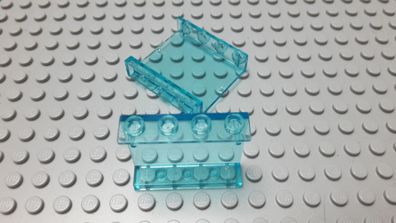 Lego 2 Fenster Panele 1x4x3 Transparent Hellblau 1x4x3 Nummer 4215b