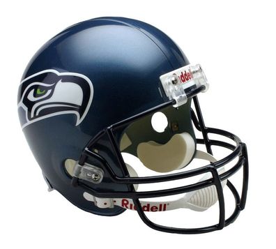 NFL Seattle Seahawks 2002-2011 Mini Helm Throwback VSR4 Riddell Footballhelm
