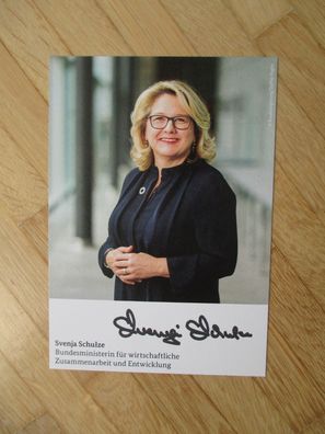 Bundesministerin SPD Svenja Schulze - Autogramm!!