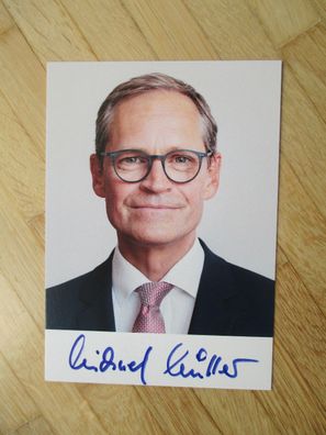 Bürgermeister Berlin SPD Michael Müller - handsigniertes Autogramm!!