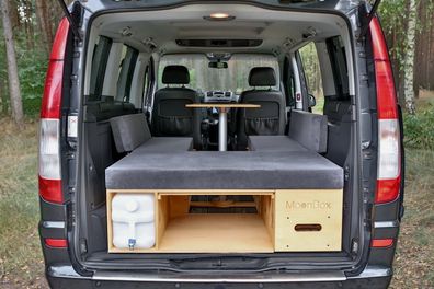 Moonbox Classic Campingbox mit Tisch Van/ Bus 124cm