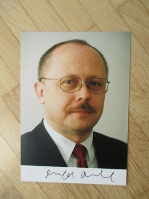 Sachsen-Anhalt Minister SPD Manfred Püchel - handsigniertes Autogramm!!!