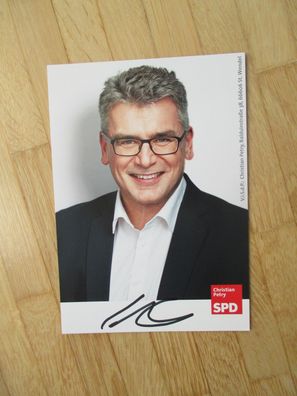 MdB SPD Christian Petry - handsigniertes Autogramm!!!
