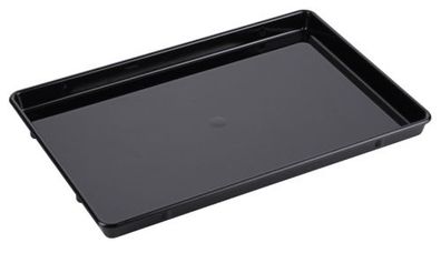 Auslageplatte, Auslagetablett, Kunststoff, schwarz, 29-58 cm Länge wählbar