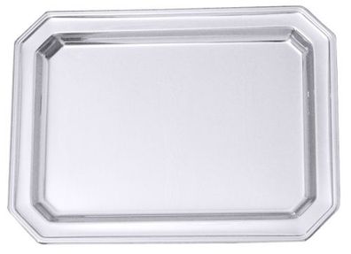 Buffetplatte, Platte, achteckig, Edelstahl 18/10, 25-46 cm wählbar